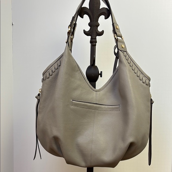 Lodis Gray Hobo Bag with Slouchy Design - Picture 2 of 9